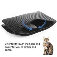 HappyStore Waterproof Cat Litter Mat